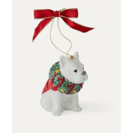Spode Christmas Tree French Bulldog Ornament - thumbnail 2