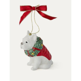 Spode Christmas Tree French Bulldog Ornament - thumbnail 3