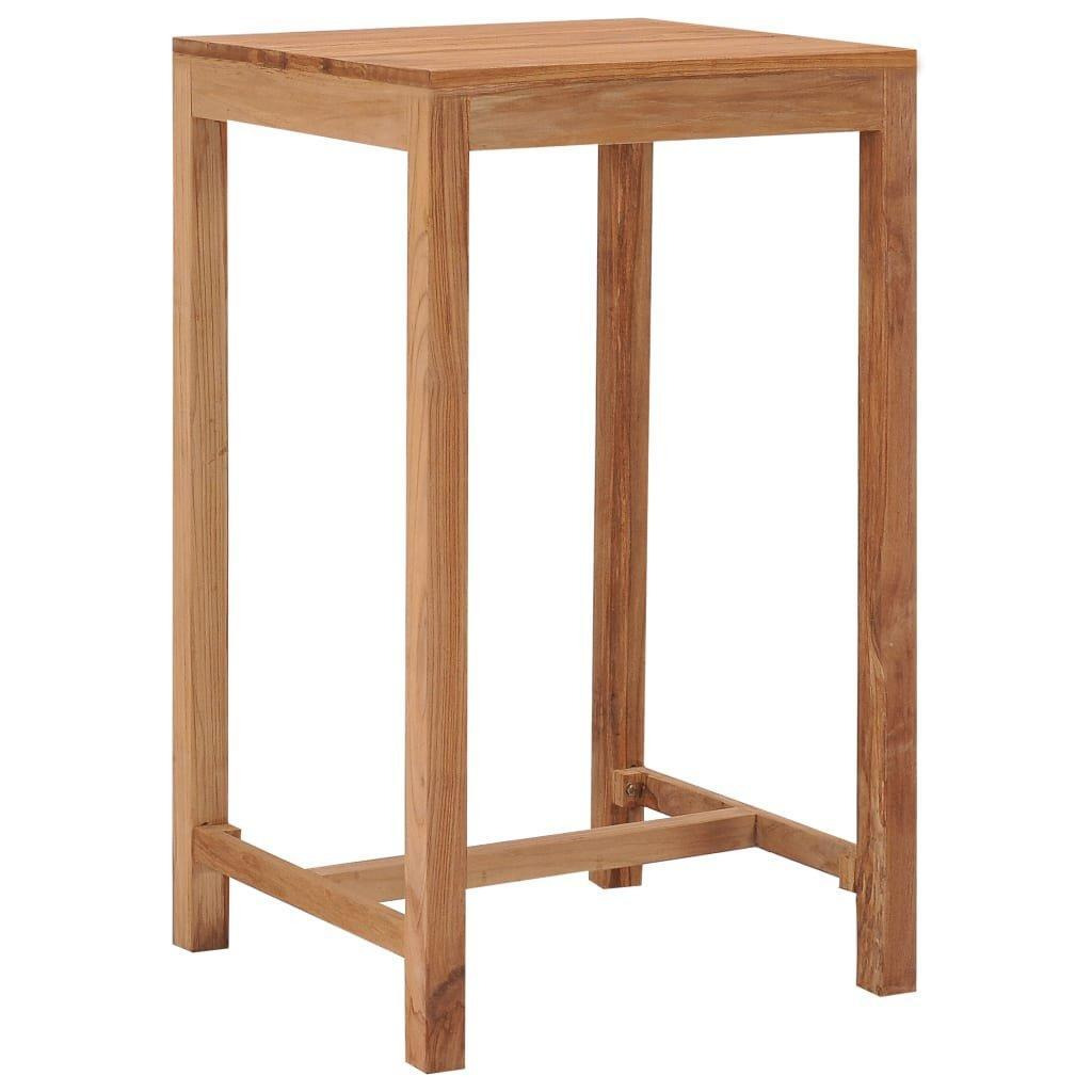 Garden Bar Table 60x60x105 cm Solid Teak Wood - image 1