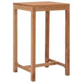 Garden Bar Table 60x60x105 cm Solid Teak Wood - thumbnail 1