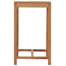 Garden Bar Table 60x60x105 cm Solid Teak Wood - thumbnail 2