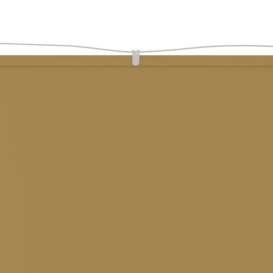 Vertical Awning Beige 200x270 cm Oxford Fabric - thumbnail 2