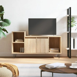 TV Cabinet Sonoma Oak 100x35x55 cm Engineered Wood