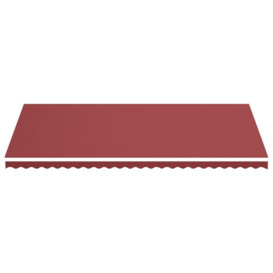 Replacement Fabric for Awning Burgundy Red 6x3 m - thumbnail 3