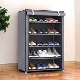 6-Tier Dustproof Shoe Cabinet
