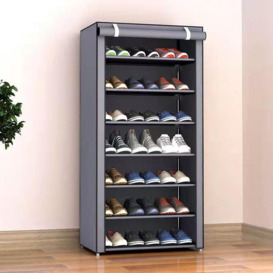 8-Tier Dustproof Shoe Cabinet