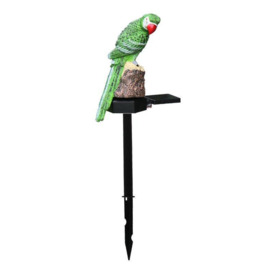 Green Parrot LED Solar Outdoor Landscape Garden Decoration Light - thumbnail 1