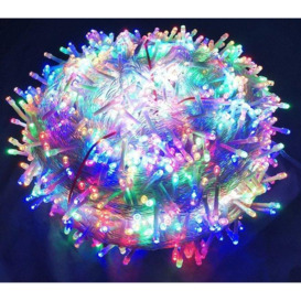 12 Meters 100 Lights LED Solar Patio Decoration Holiday Party Lights