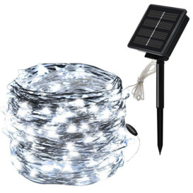 22 Meters 200LED Colorful Light Solar Copper Wire Waterproof Light String