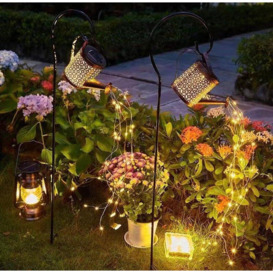 Solar Powered Watering Can Garden Light Small Or Large - thumbnail 1
