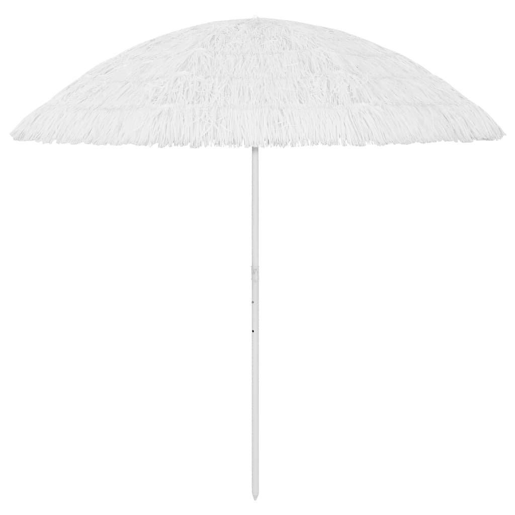 Hawaii Beach Umbrella White 300 cm - image 1