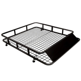 Steel Cargo Roof Rack Basket Truck Cars Top Luggage Carrier 75kg Weight Capacity - thumbnail 1