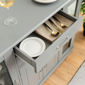Kitchen Buffet Server Sideboard Wooden Storage Cupboard Cabinet Elegant Design - thumbnail 3