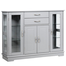 Kitchen Buffet Server Sideboard Wooden Storage Cupboard Cabinet Elegant Design - thumbnail 1