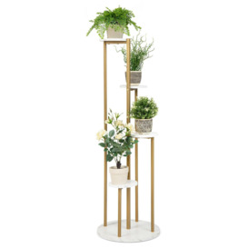 5 Tier Tall Plant Stand Corner Plant Shelf Modern Flower Rack Pot Holder Display - thumbnail 1