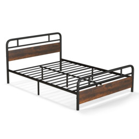 Industrial King Size Bed Frame Heavy-duty Platform Bed