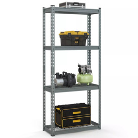 4-Tier Garage Storage Shelves Adjustable Heavy Duty Metal Storage Shelving Unit 71 x 31 x 152 cm