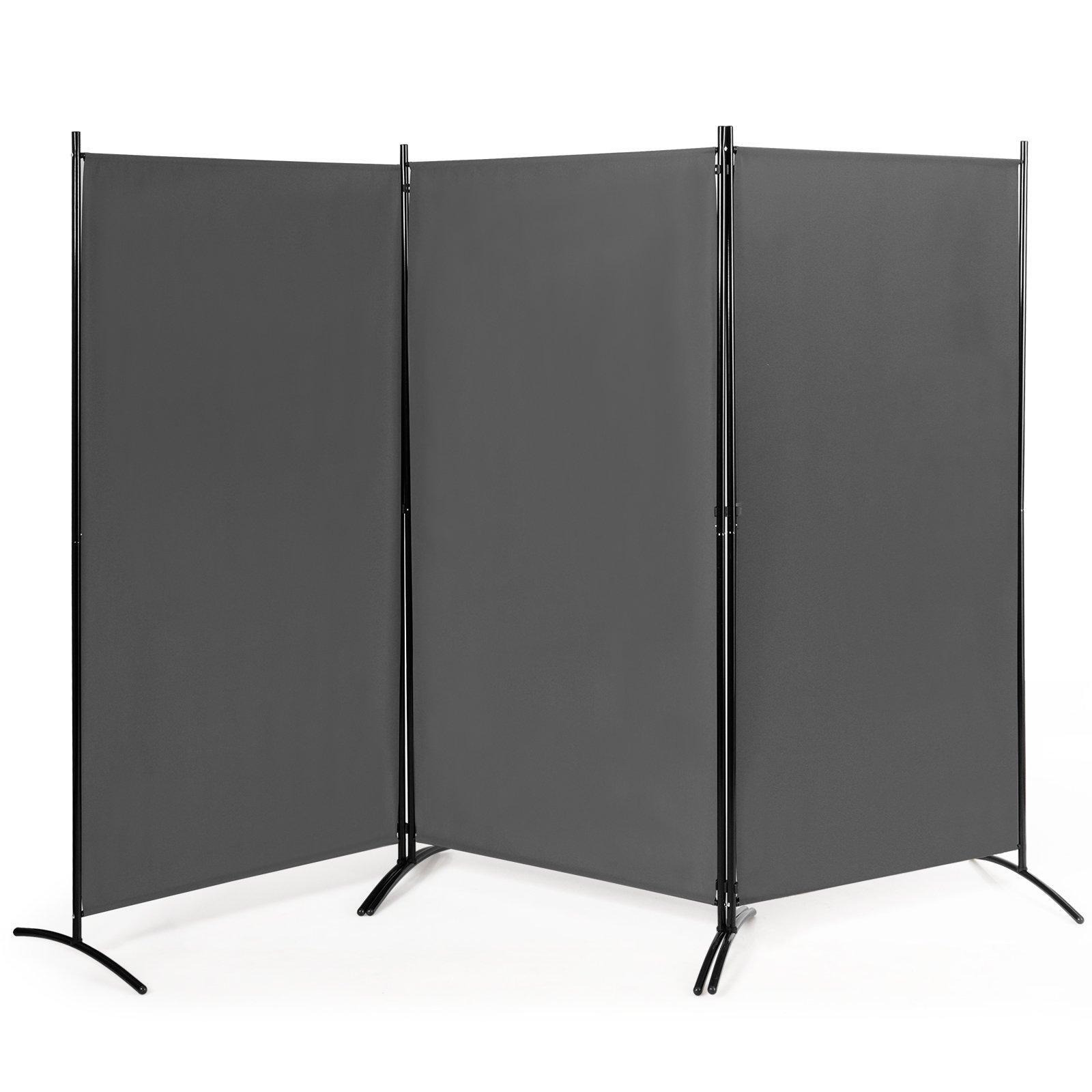 3 Panels Freestanding Room Divider Wall Folding Room Partition Separator Privacy - image 1