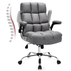 Executive Office Chair Ergonomic Padded High Back Swivel Computer Desk Chairs - thumbnail 1
