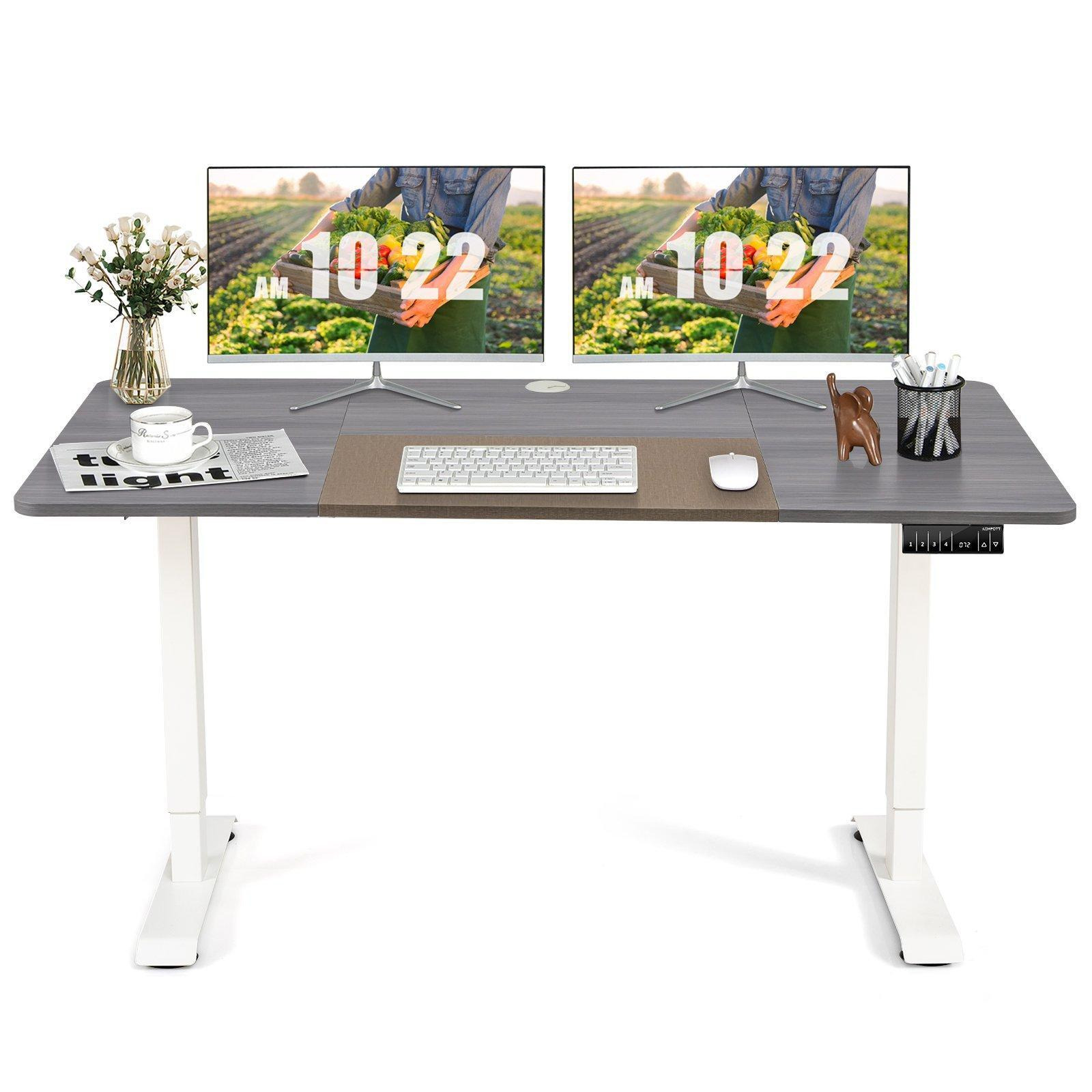 Electric Standing Desk Stand-up Ergonomic Computer Workstation w/ Smart Controller - image 1