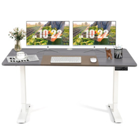 Electric Standing Desk Stand-up Ergonomic Computer Workstation w/ Smart Controller