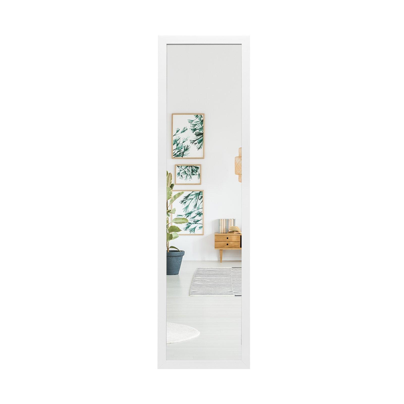Full Length Over the Door Mirror Bedroom Entryway Wall Hanging Full Body Mirror - image 1