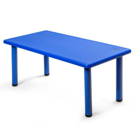 Kids Rectangular Table Dining & Play Table Indoor Outdoor Activity Table