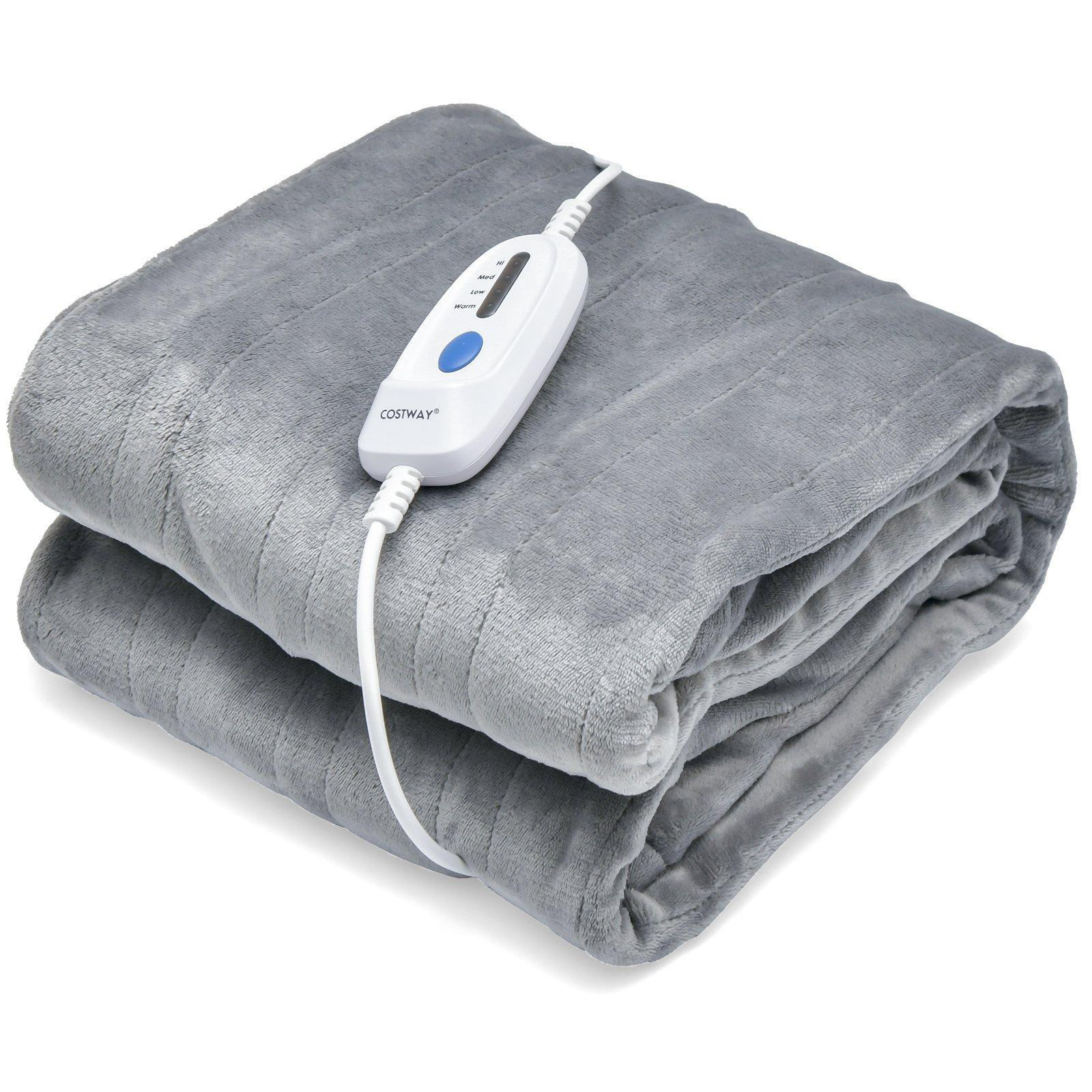 Heating Blanket Throw with 4 Heating Levels & 8 Hours Auto Off - image 1
