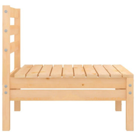 Garden Middle Sofa Solid Wood Pine - thumbnail 3