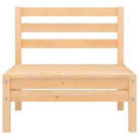 Garden Middle Sofa Solid Wood Pine - thumbnail 2