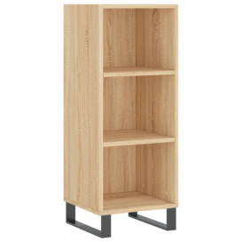 Sideboard Sonoma Oak 34.5x32.5x90 cm Engineered Wood - thumbnail 2