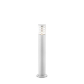 Tronco 1 Light Outdoor Tall Bollard White IP44 E27