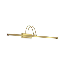 Bow LED Large Picture Wall Light Satin gold