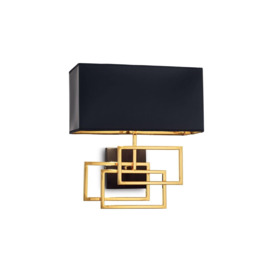 Luxury 1 Light Wall Light Brass