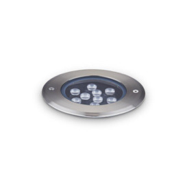 LED Outdoor Recessed Floor & Decking Light Steel IP67 3000K - thumbnail 1