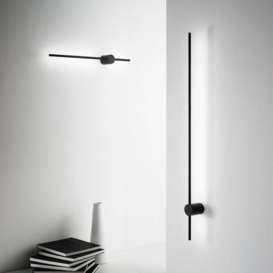 Essence Integrated Led Wall Lamp Black 70cm 3000K - thumbnail 2