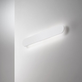 Echo Wide Flush Integrated Led Wall Lamp White 60cm 3000K - thumbnail 2