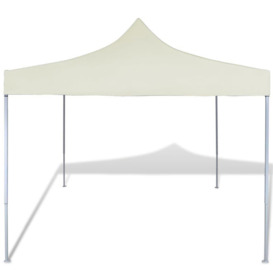 Cream Foldable Tent 3 x 3 m - thumbnail 2