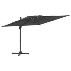 Double Top Cantilever Umbrella Anthracite 400x300 cm - thumbnail 2
