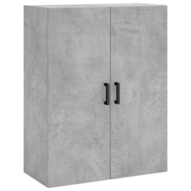 Wall Mounted Cabinet Concrete Grey 69.5x34x90 cm - thumbnail 2