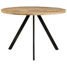 Dining Table 110x75 cm Solid Wood Mango - thumbnail 2