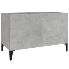 Record Cabinet Concrete Grey 74.5x38x48 cm Engineered Wood - thumbnail 2