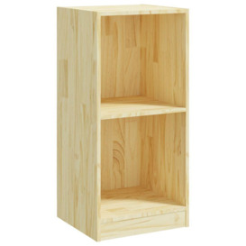 Side Cabinet 35.5x33.5x76 cm Solid Pinewood - thumbnail 2