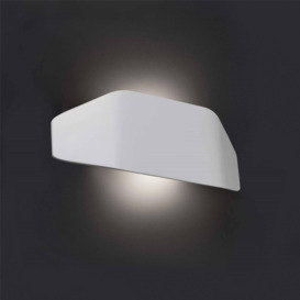 Future 1 Light Outdoor Wall Light White IP44 E27 - thumbnail 2