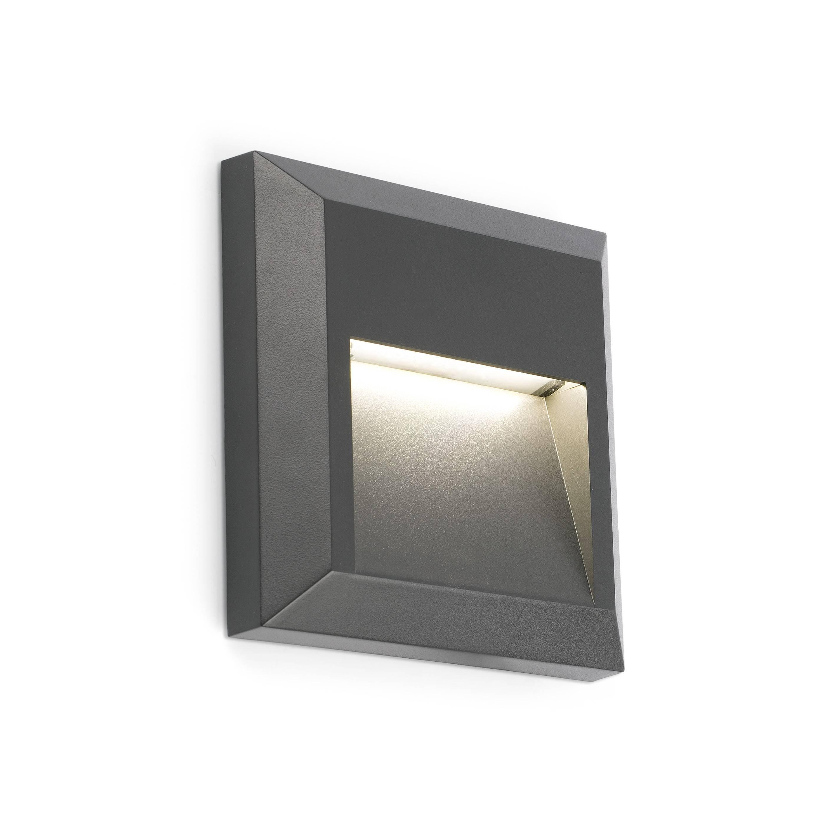 Grant LED Outdoor Wall Light Dark Grey IP65 - image 1