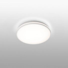 Foro LED Bathroom Flush Ceiling Light White IP44 - thumbnail 1