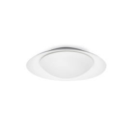 Side LED Indoor Medium Flush Wall Light White - thumbnail 1
