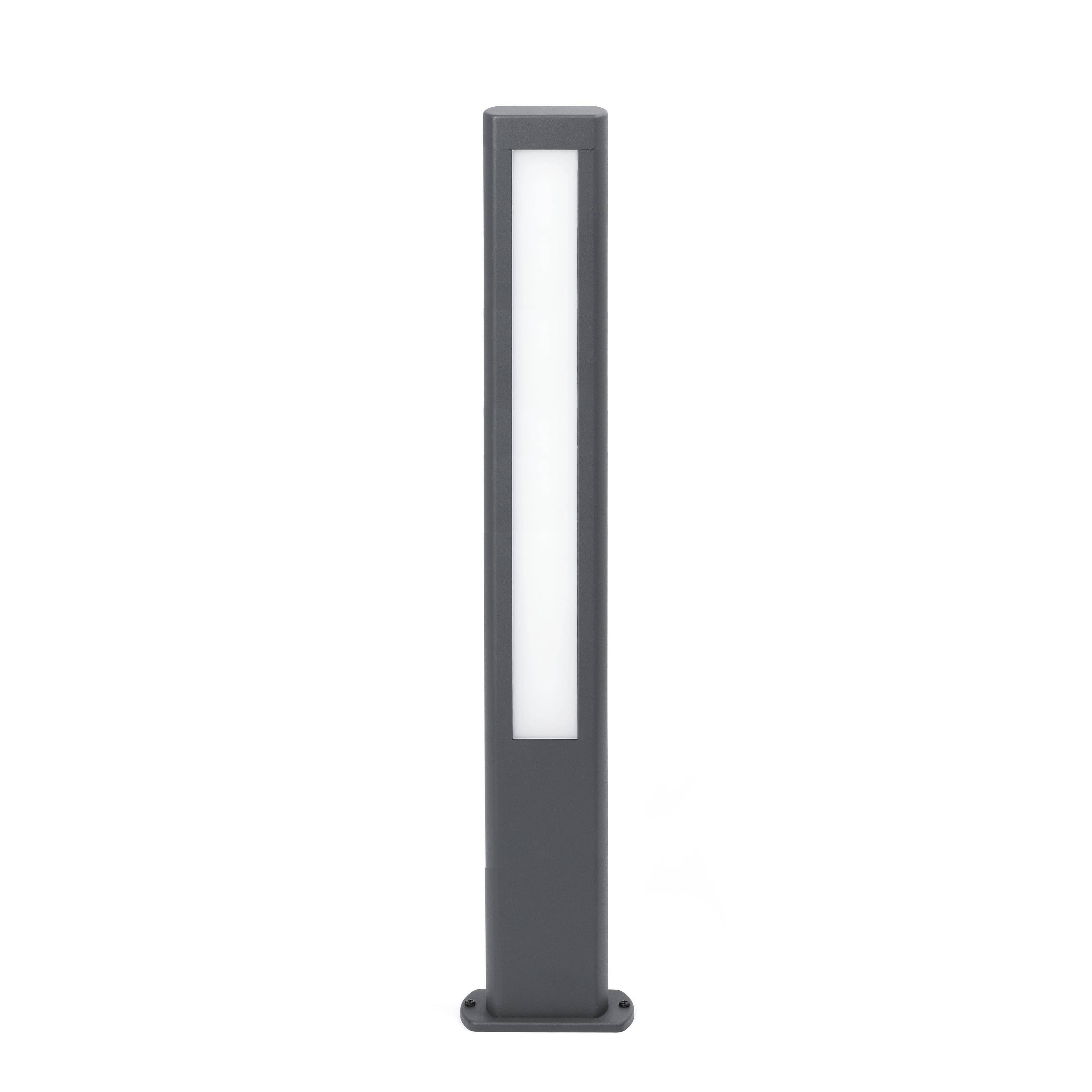 Nanda LED Outdoor Tall Bollard Light Dark Grey IP54 - image 1