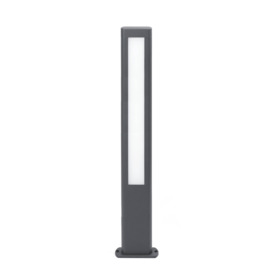 Nanda LED Outdoor Tall Bollard Light Dark Grey IP54