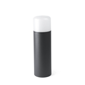 Muga LED Outdoor Bollard Light White Dark Grey IP65 - thumbnail 1